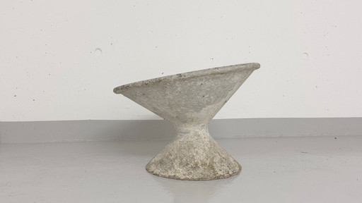 🏺 Willy Guhl Tall Planter for Eternit | Sculptural Design Classic