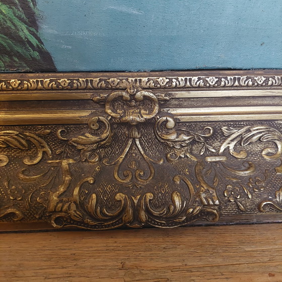 Image 1 of Dipinto in cornice originale d'epoca