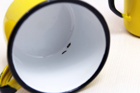 Image 1 of Juego de 5 tazas de metal esmaltado