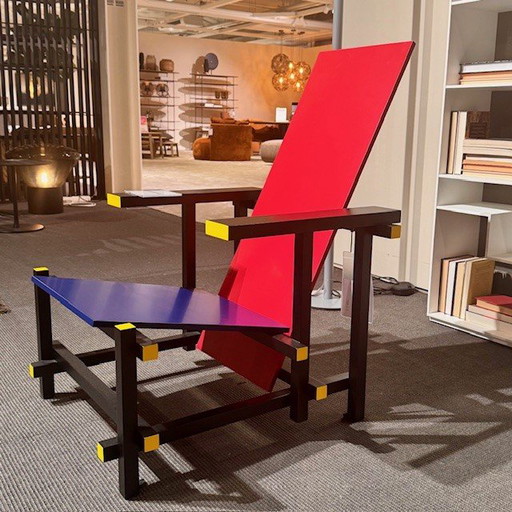 Cassina Red & Blue Chair armchair