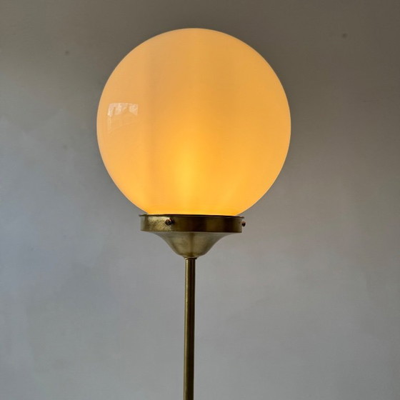 Image 1 of VINTAGE LARGE OPALINE TABLE LAMP