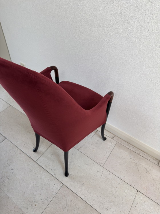 Image 1 of Ensemble de 6 fauteuils italiens Giorgetti, années 1980