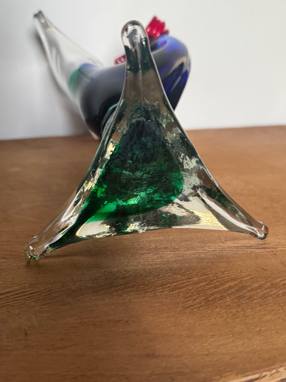 Vintage Murano Sommerso Glass Bird – Vases, Murano Glass (photo 7 of 11)