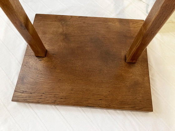 Image 1 of Portasciugamani/servo WC in rovere massello, stile Art Déco