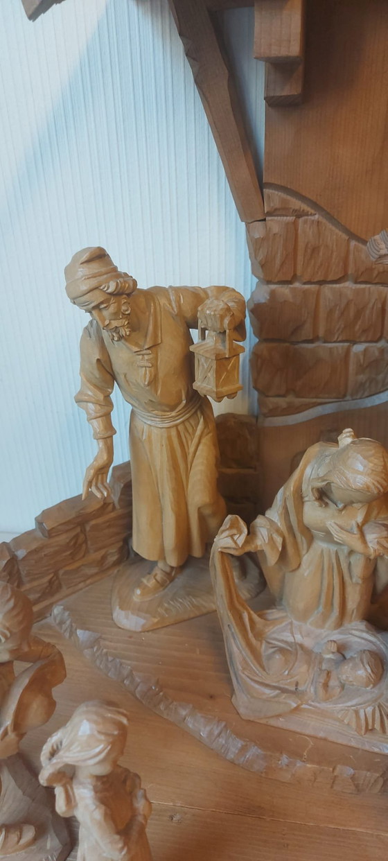 Image 1 of Crèche vintage d'Oberammergau