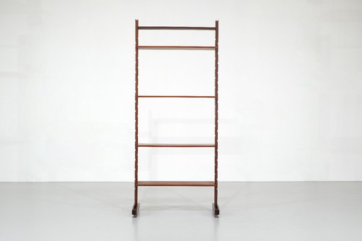 Italiaanse boekenplanken in teakhout - jaren 60