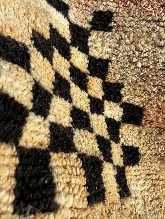 Image 1 of Tapis Boujad marocain rose 170x270 cm en laine – Tapis pour intérieurs modernes