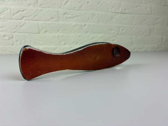 Image 1 of Vintage glass paperweight fish