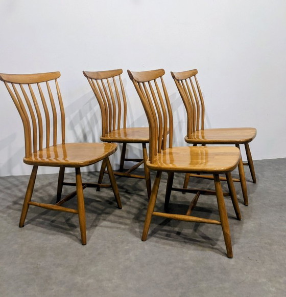 Image 1 of Quattro sedie svedesi vintage Akerblom