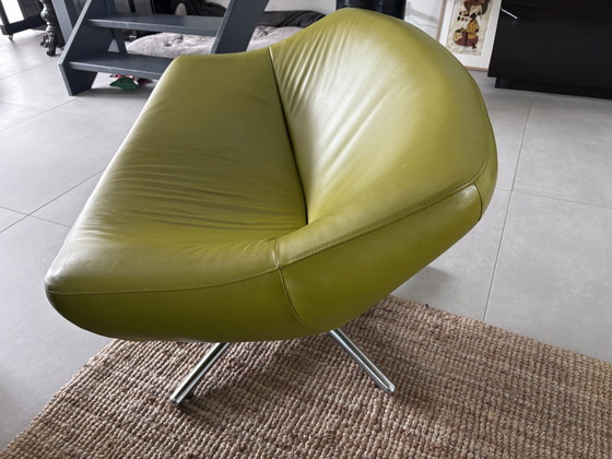 Image 1 of LABEL Vandenberg Gigi fauteuil olijfgroen draaibaar GA DIRECT NAAR PRODUCTINFORMATIE