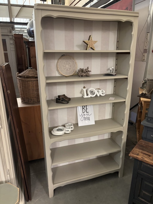 Vintage Brocante Boekenkast / Kast – boekenkasten, Wood