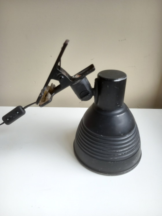 Lampada a morsetto vintage industriale Targetti Sankey – Lampade da tavolo, Aluminium, Metal (photo 10 of 10)