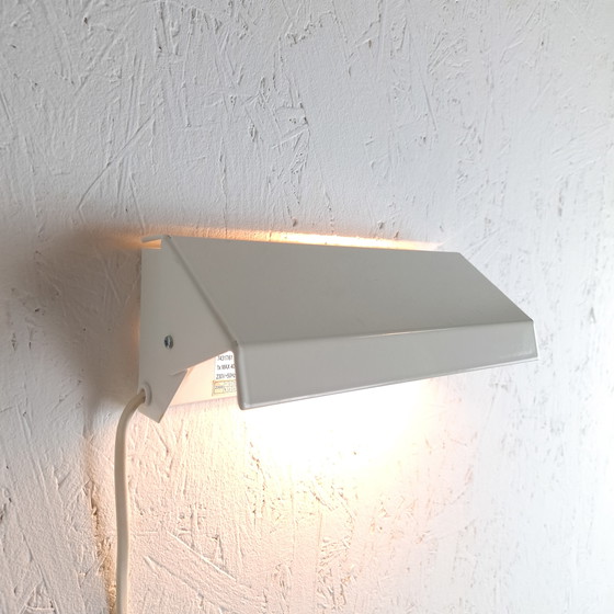 Image 1 of Lampada da parete vintage bianca Massive