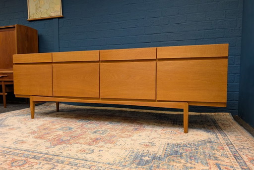 Vintage XXL Lowboard, Ib Kofod Larsen For Faarup Møbelfabrik, 1960s