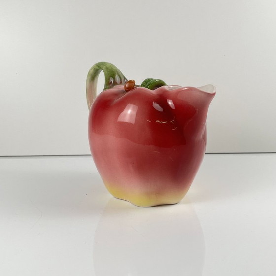 Image 1 of Apple-shaped slipware pitcher, 1960/70