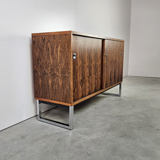 Image 1 of Credenza vintage con ante scorrevoli, palissandro