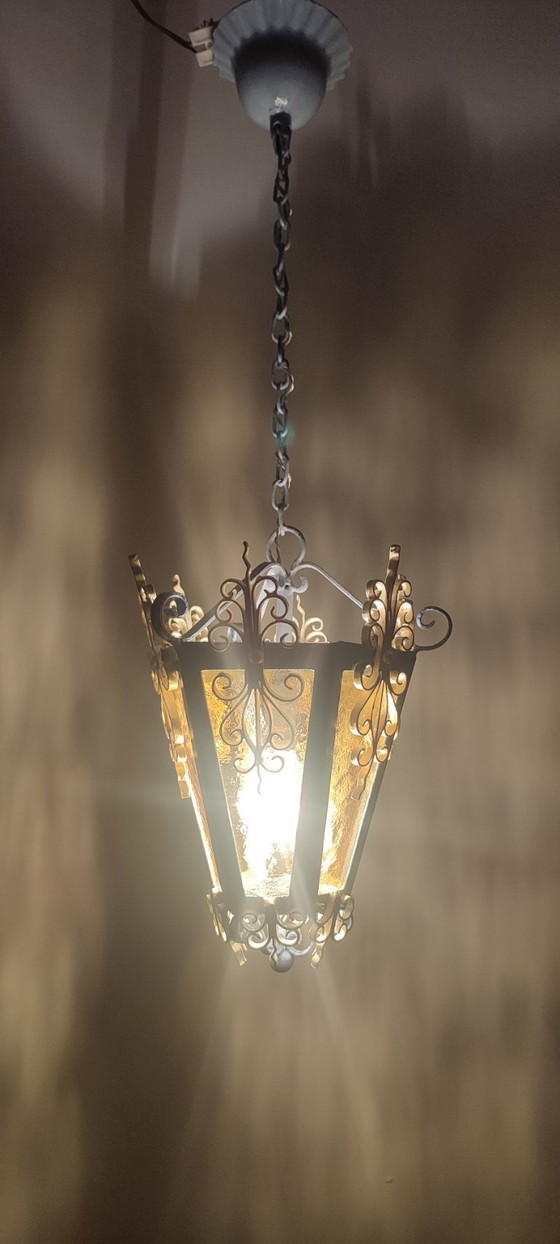 Image 1 of Deckenlampe oder Laterne, Spanien, 1980er Jahre