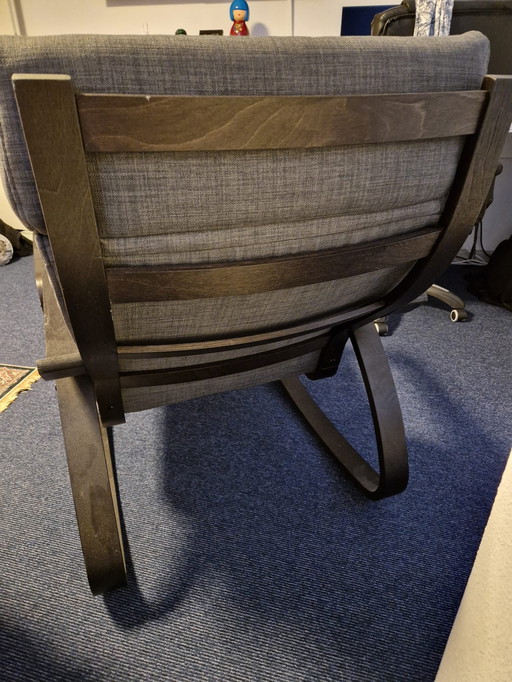 Armchair with ottoman