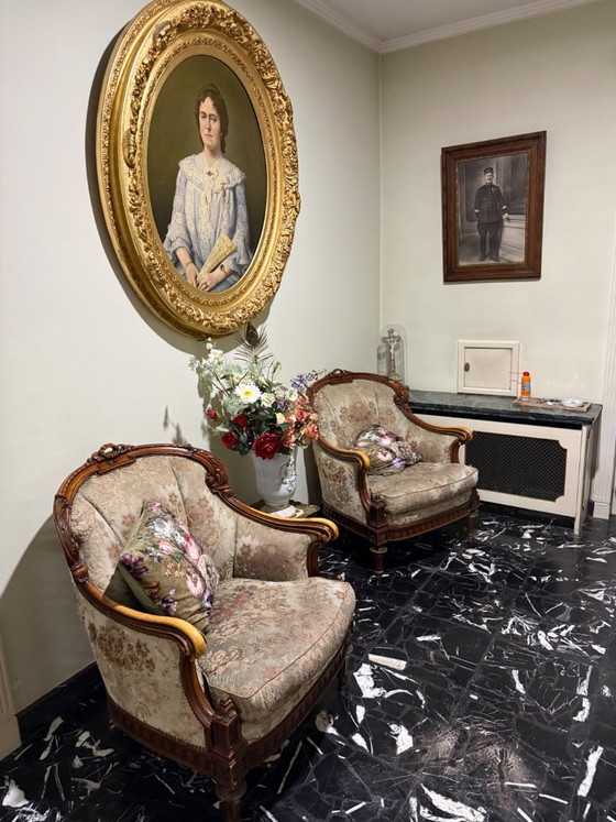 Vintage fauteuil – Katoen (photo 3 of 5)