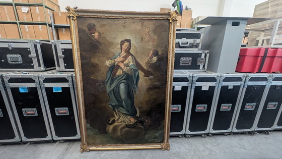 Image 1 of Pittore XVIII secolo: Ölgemälde der Immacolata Concezione 