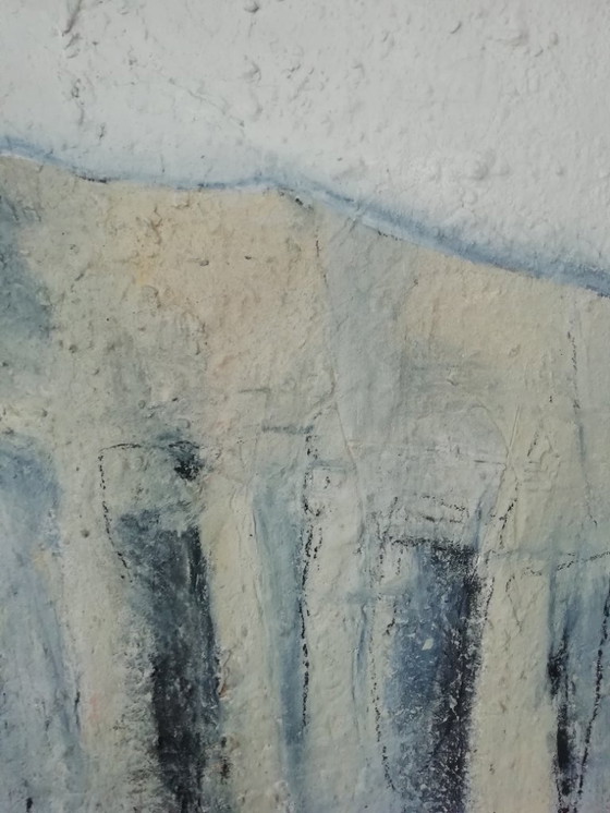 Image 1 of Poles at sea abstract