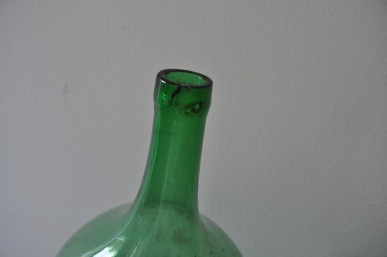 Vintage Hungarian Green Wine Bottles, Set of 2 – Glass & Decanter, Glass (photo 4 of 4)