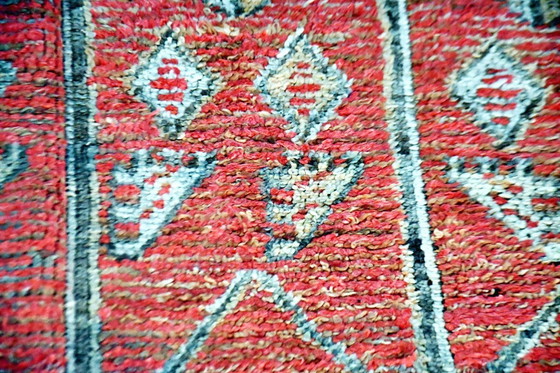 Image 1 of Vintage Marokkaans vloerkleed Zemmour - 244 x 155 cm | Roze