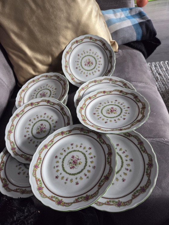 9 antike Oscar Schalling Schilder – Geschirr, Porcelain (photo 3 of 5)