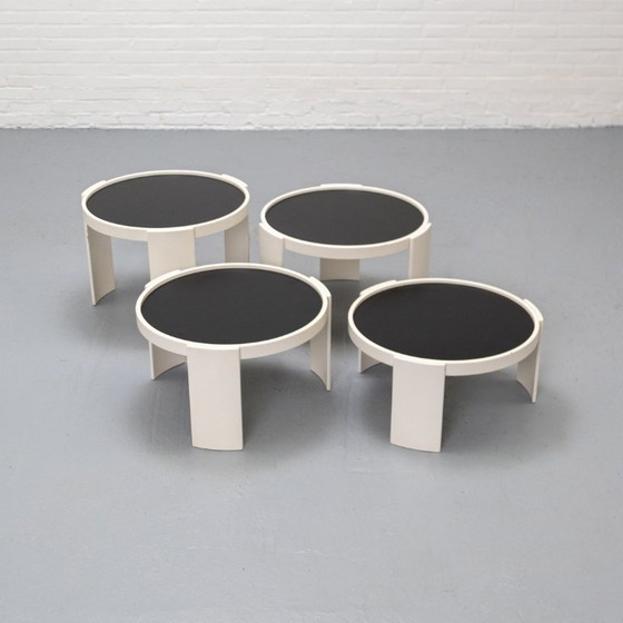 Image 1 of Cassina 780/783 Nesting Tables Gianfranco Frattini '70s