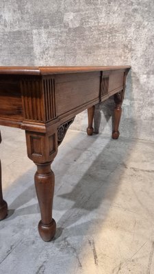 Image 1 of Vintage antieke sidetable bureau hal tafel keuken bijzettafel Frankrijk 