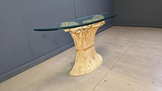 Image 1 of Consola con forma de gavilla de trigo, de Franco Chelini, década de 1970.