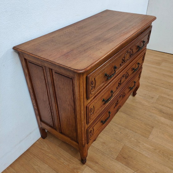 Image 1 of Cassettiera vintage Queen Ann, comò, credenza, mobili da bagno