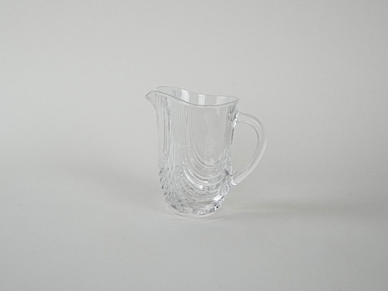Image 1 of Crystal jug, Italian design, 1970s, made in Italy