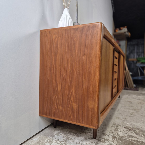 Image 1 of Credenza in teak vintage anni '60 Dyrlund, pensile e mobile TV