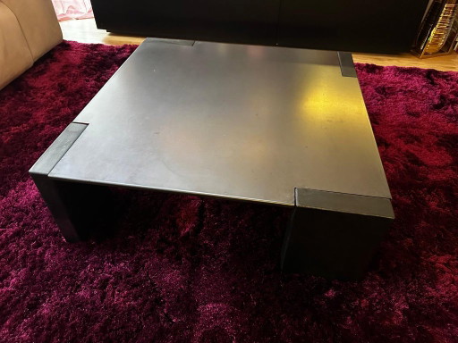 ZEUS Ironwood Salontafel 117x117cm Zwart