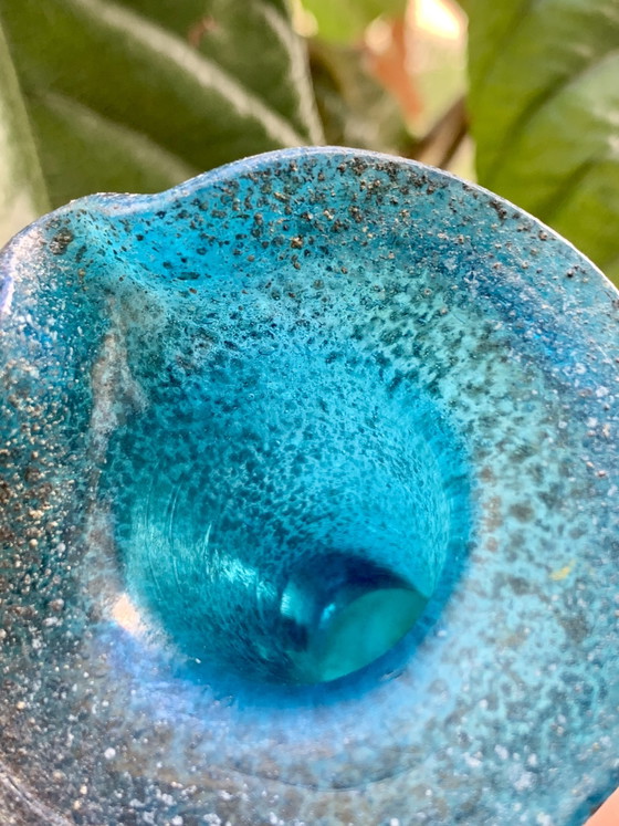 Petite aiguière Scavo Murano — col trilobé signature Seguso — vintage 13cm – Vases, Murano Glass (photo 13 of 15)