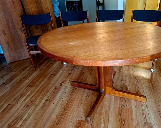 Mid Century Teak Dining Set • Danish Design 60s • Vintage – Anderstrup Møbelfabrik, Wood (photo 4 of 5)