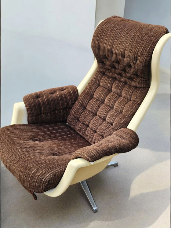 Image 1 of Mid - Century Space Age Galaxy armchair Alf Svensson for Dux lounge chair 1960s 1970s