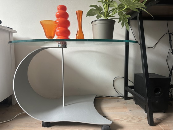 Rolf Benz Tavolino Designer in Vetro – Tavolini, Aluminium, Glass (photo 4 of 5)