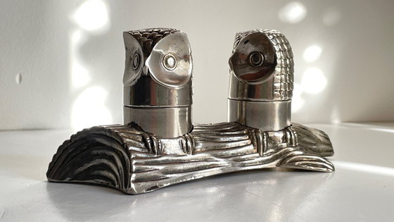 Image 1 of Service M.H. SEL POIVRE Metal Argenté VINTAGE