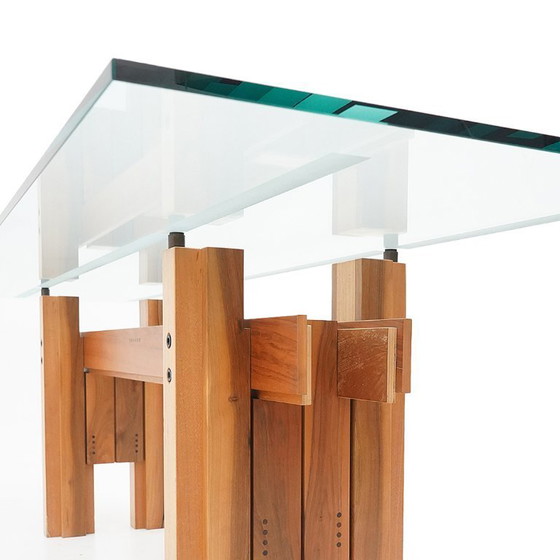 Image 1 of Eettafel "Cangrande" van Franco Poli voor Bernini, jaren 70.