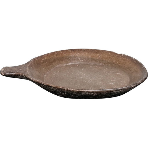 Vintage primitive stone tray, Nepal 1930