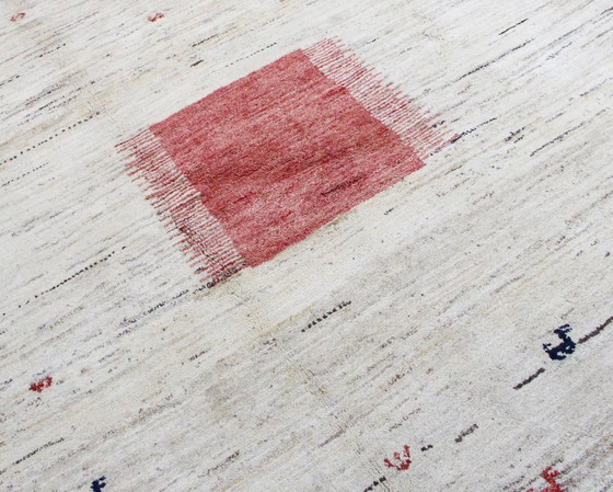 Image 1 of Original Perserteppich Gabbeh Ghashghai Orientteppich 237 cm x 197 cm Alt Natur