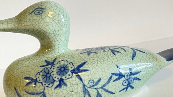 Image 1 of CANARD Céramique Bleu VINTAGE