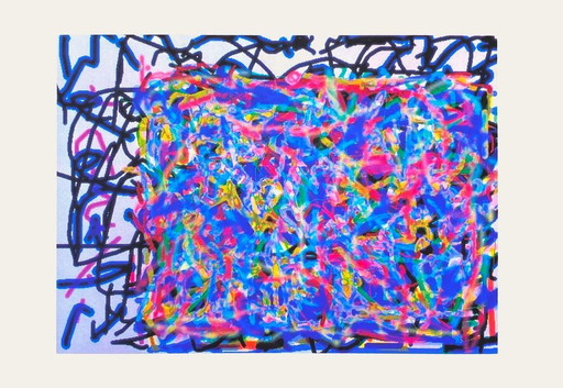 Composizione di Philippe FRESCO, serigrafia, 1993