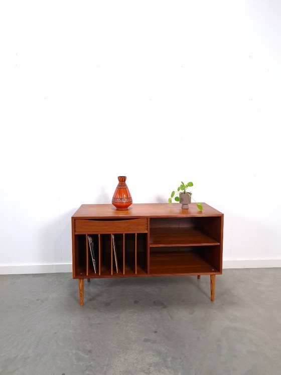 Image 1 of Teak LP cabinet with drawer, TV & media unit, sideboard