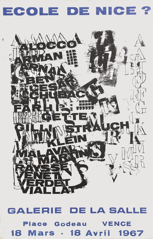 Fernandez ARMAN Expo 67 – Galerie de La Salle – Ecole de Nice Plakat 1997