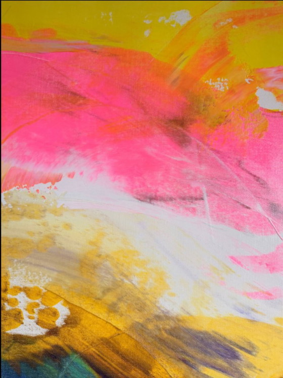 ¡Una sinfonía explosiva de color que enciende tu alma! – Pinturas y dibujos, Lienzo (photo 5 of 9)