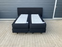 Schwarzes Auping Boxspring 160x200 inkl. Auping Cresto Matratzen in Top Zustand!