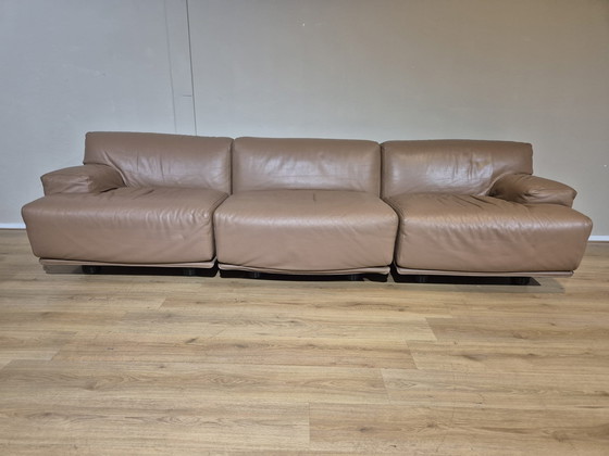 Image 1 of Cassina 707 Fiandra sofa set - Vintage - Leather - Design -ZGAN